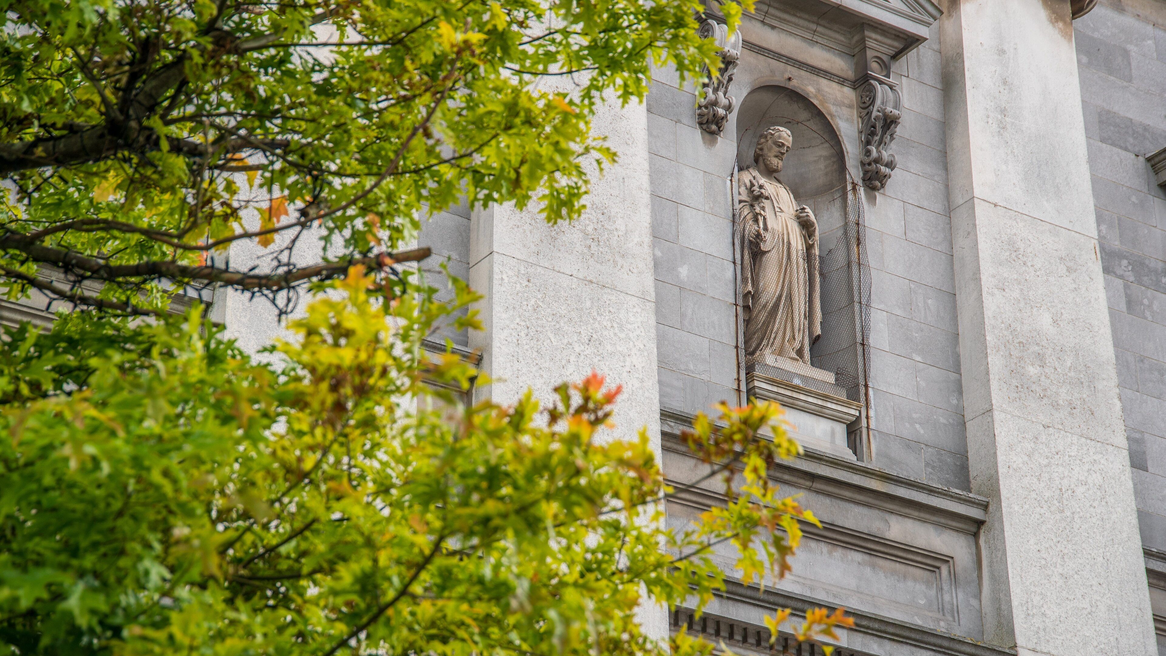 Holy Trinity Cathedral which includes heritage elements and a statue or sculpture