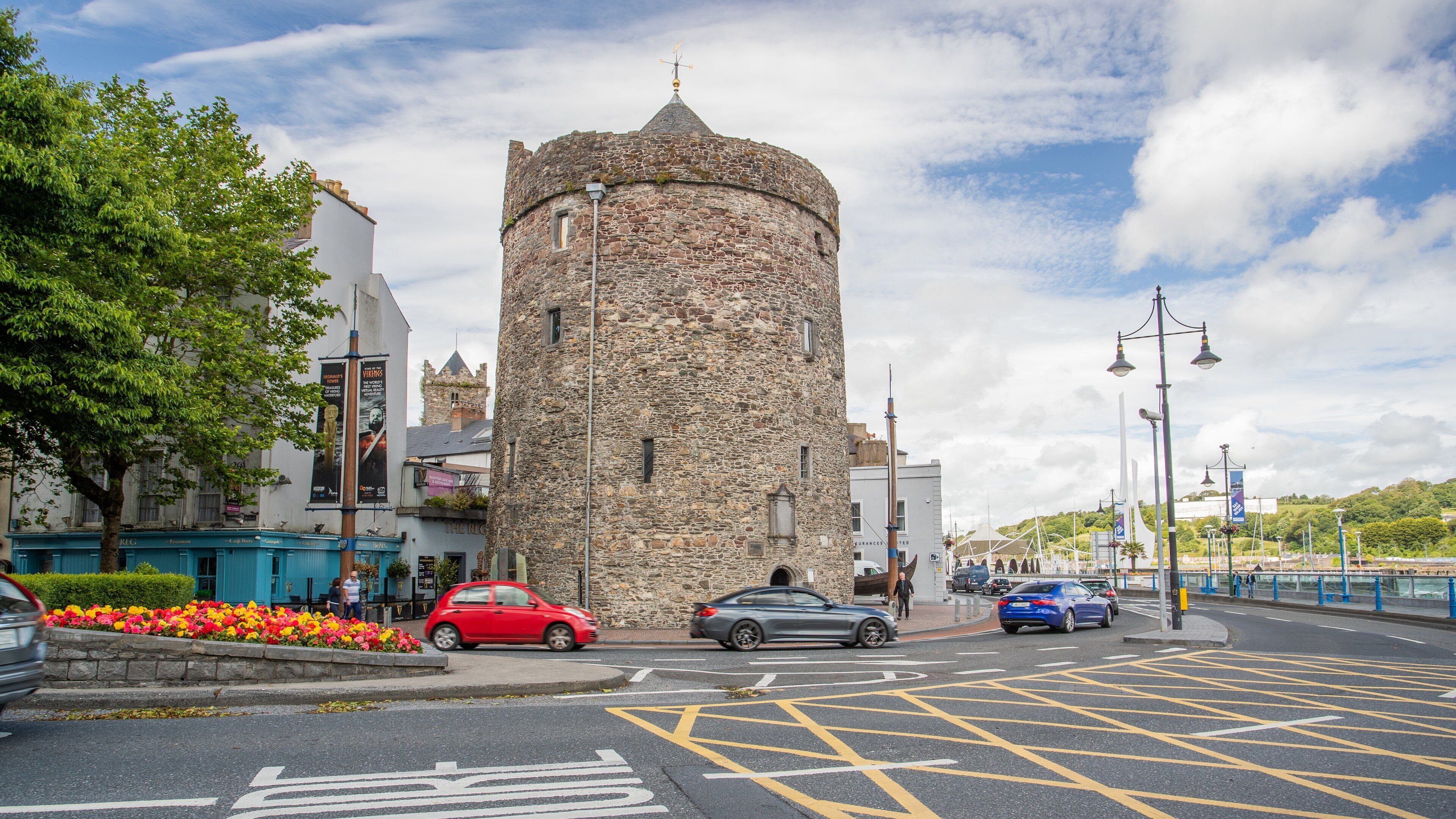 Reginald\'s Tower showing heritage elements