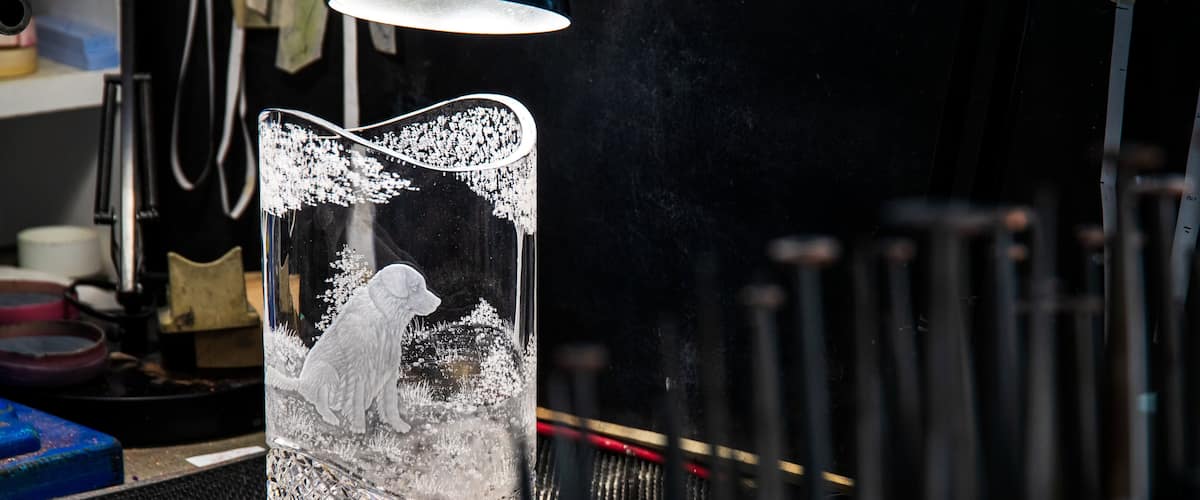 Waterford Crystal Factory featuring art