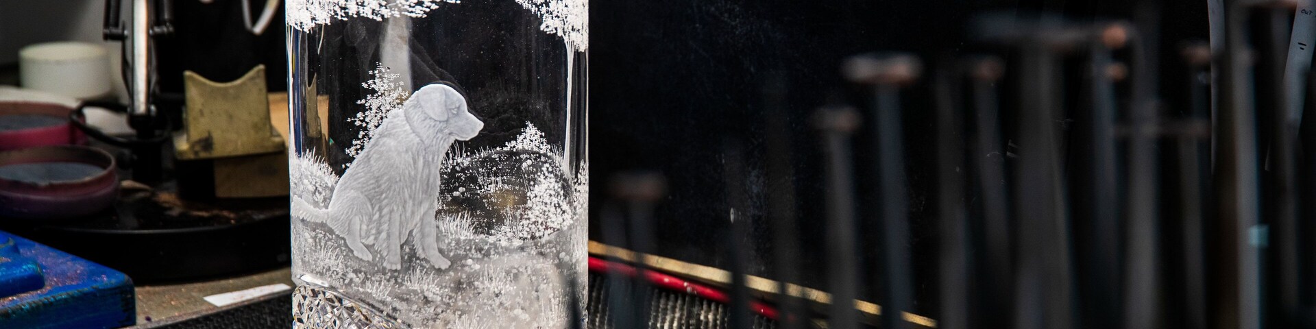 Waterford Crystal Factory featuring art