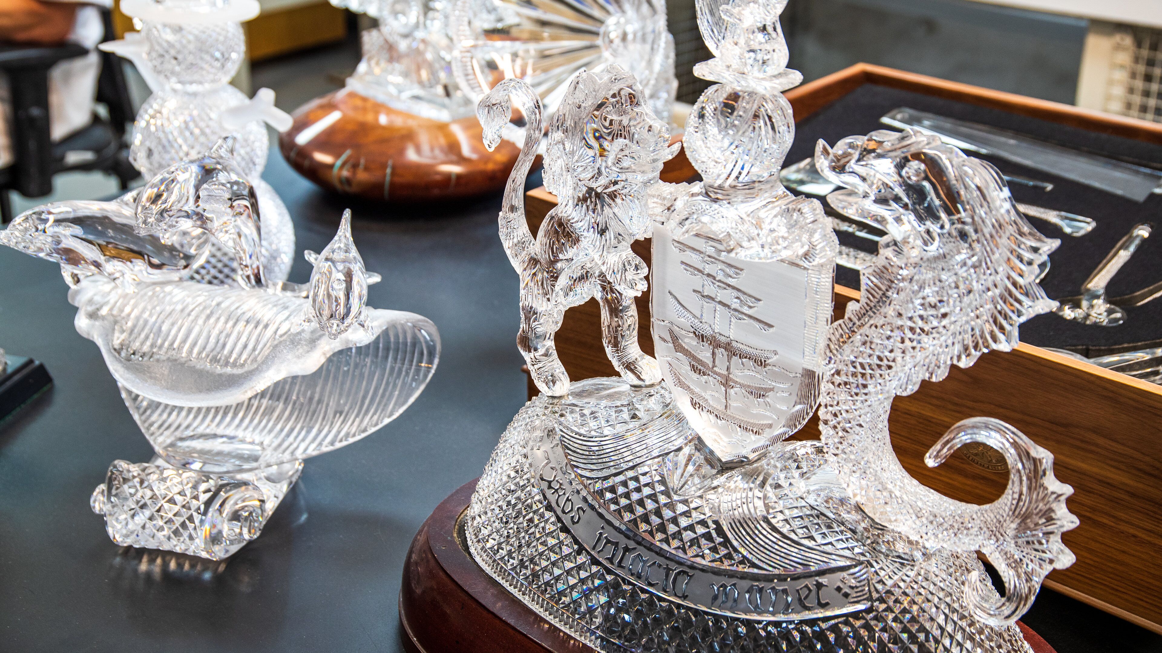 Waterford Crystal Factory which includes art