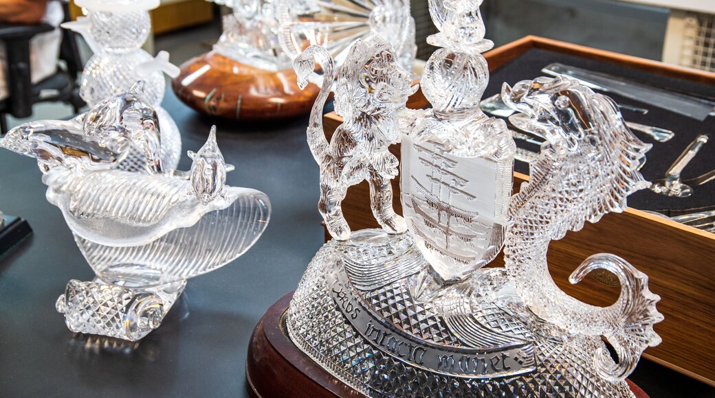 Waterford Crystal Factory which includes art