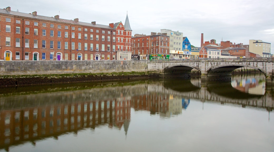 St. Patrick\'s Bridge bevat historische architectuur, een brug en een rivier of beek