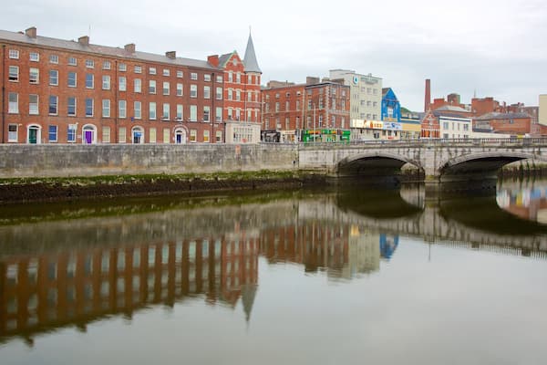 St. Patrick\'s Bridge welches beinhaltet historische Architektur, Geschichtliches und Fluss oder Bach