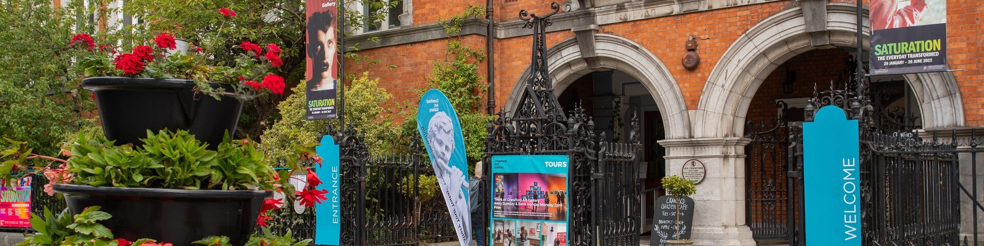 Crawford Art Gallery which includes flowers