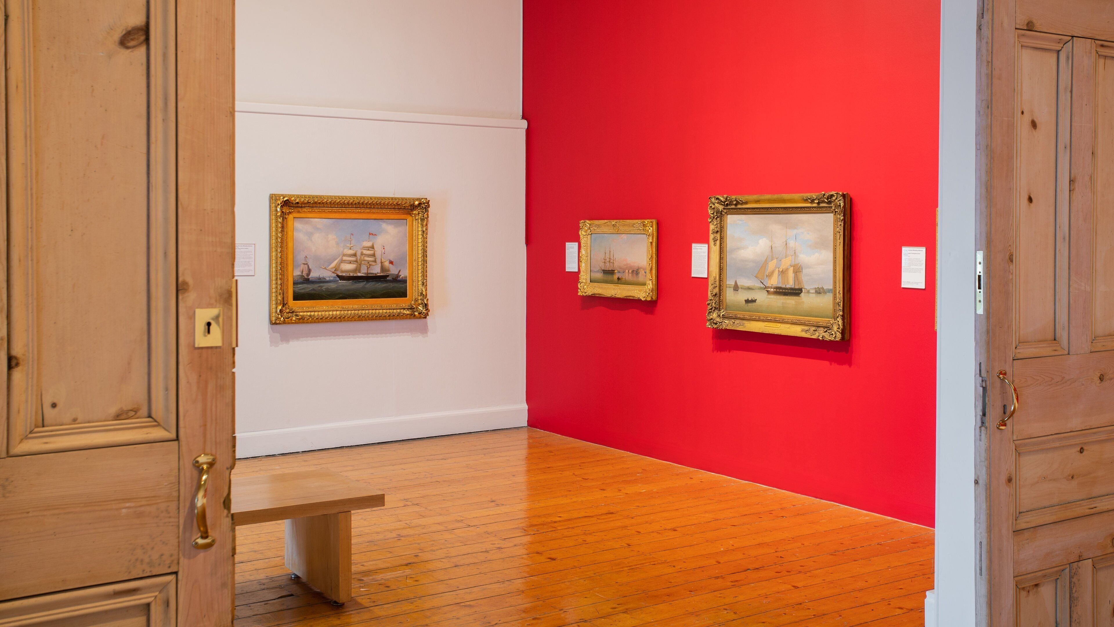 Crawford Art Gallery showing art and interior views