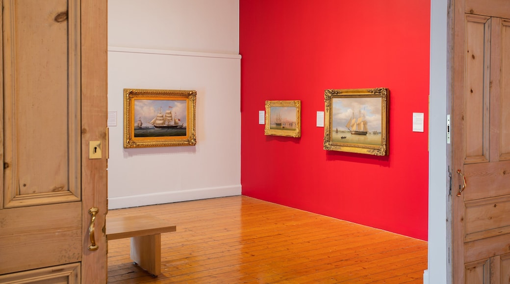 Crawford Art Gallery showing art and interior views