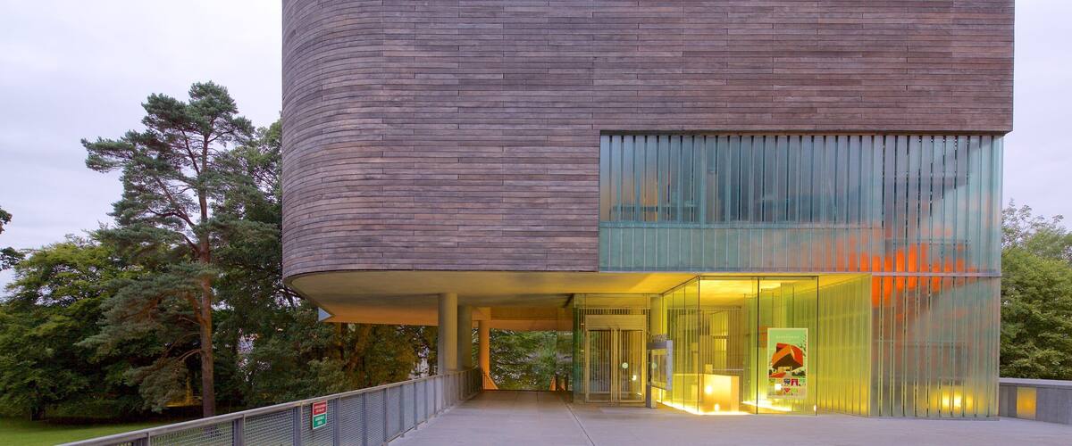 Glucksman Gallery which includes modern architecture