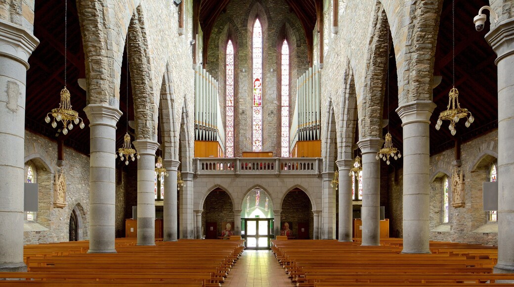 Killarney Cathedral showing heritage architecture, a church or cathedral and interior views