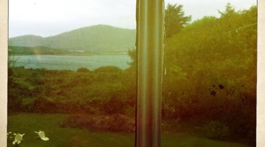 The view from the Atlantic Villa B&B on Valentia Island.