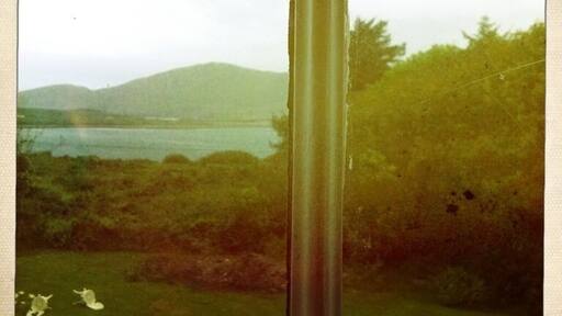 The view from the Atlantic Villa B&B on Valentia Island.