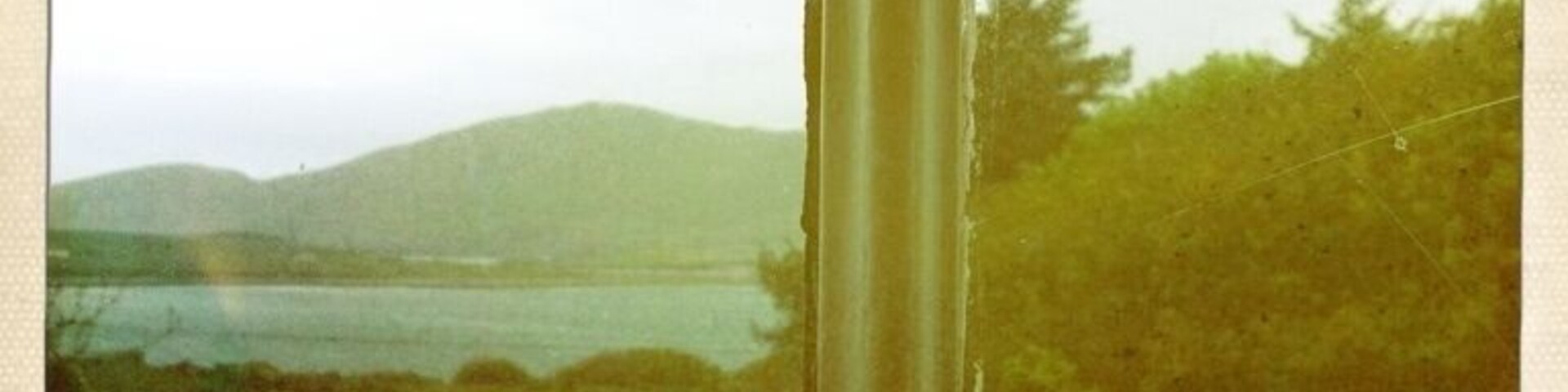 The view from the Atlantic Villa B&B on Valentia Island.