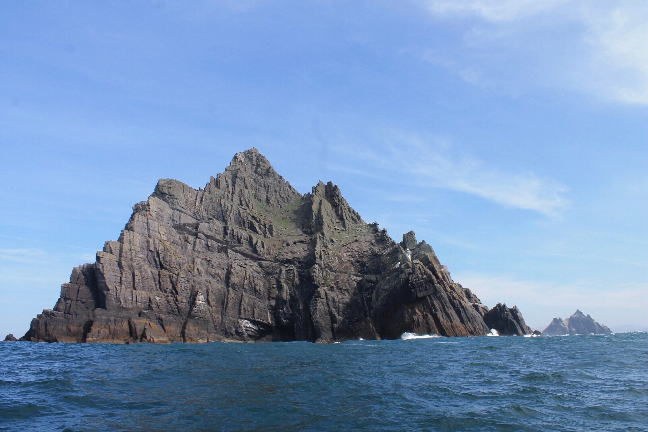 Rough waters, but worth the 8 mile boat ride 