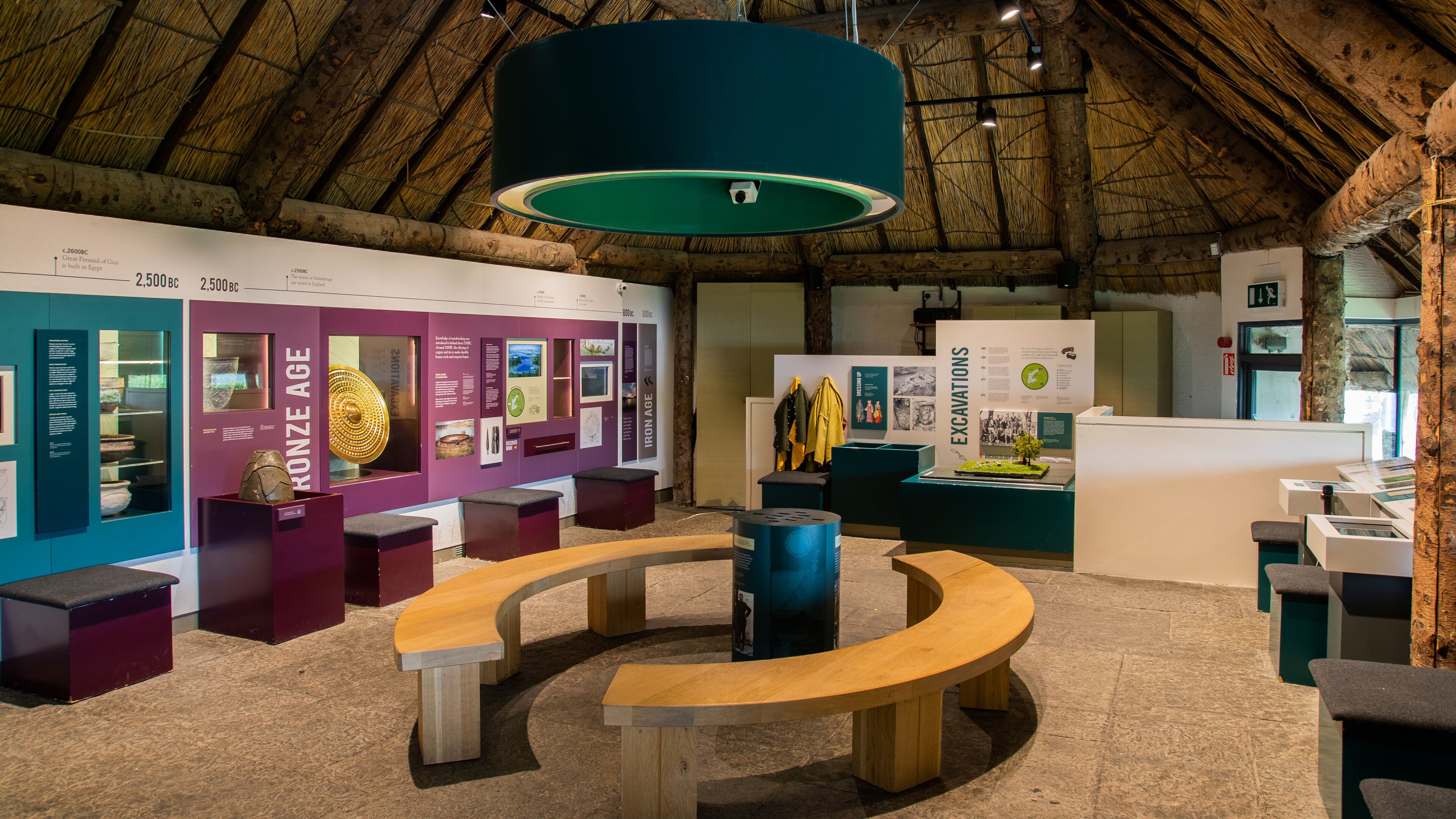 Lough Gur showing interior views