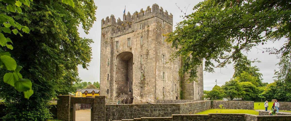 Bunratty Castle and Folk Park featuring a castle and heritage architecture