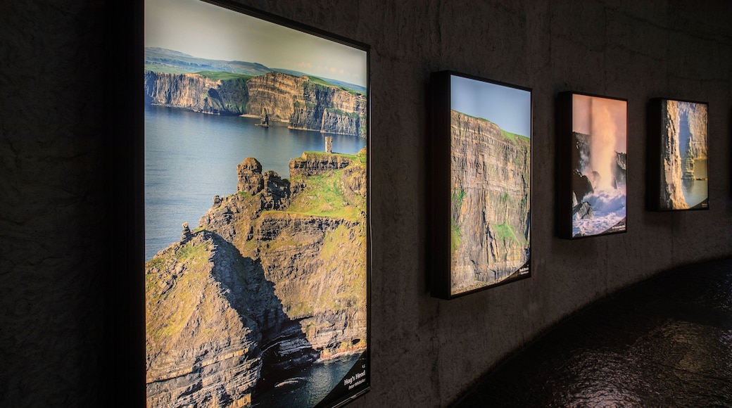 Cliffs of Moher showing interior views