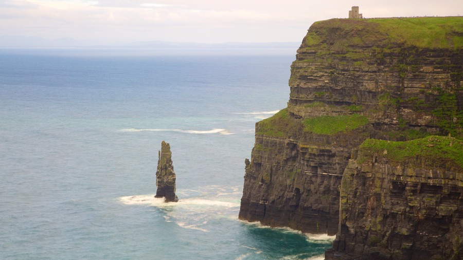 Cliffs of Moher showing rugged coastline, tranquil scenes and general coastal views