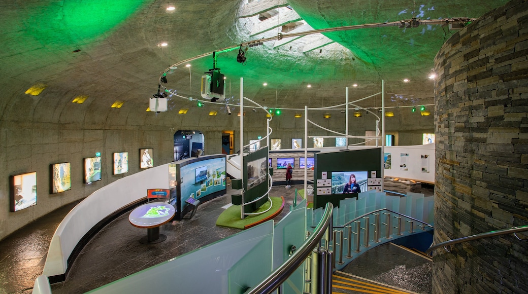 Cliffs of Moher featuring interior views