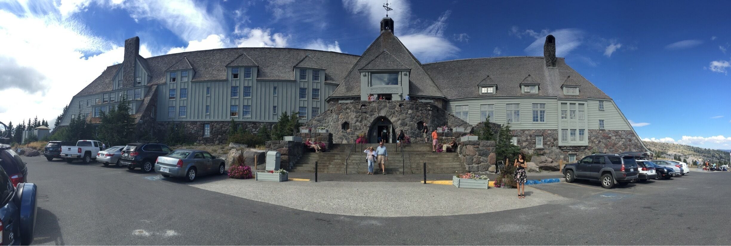 Pano of the Timberline Lodge. 