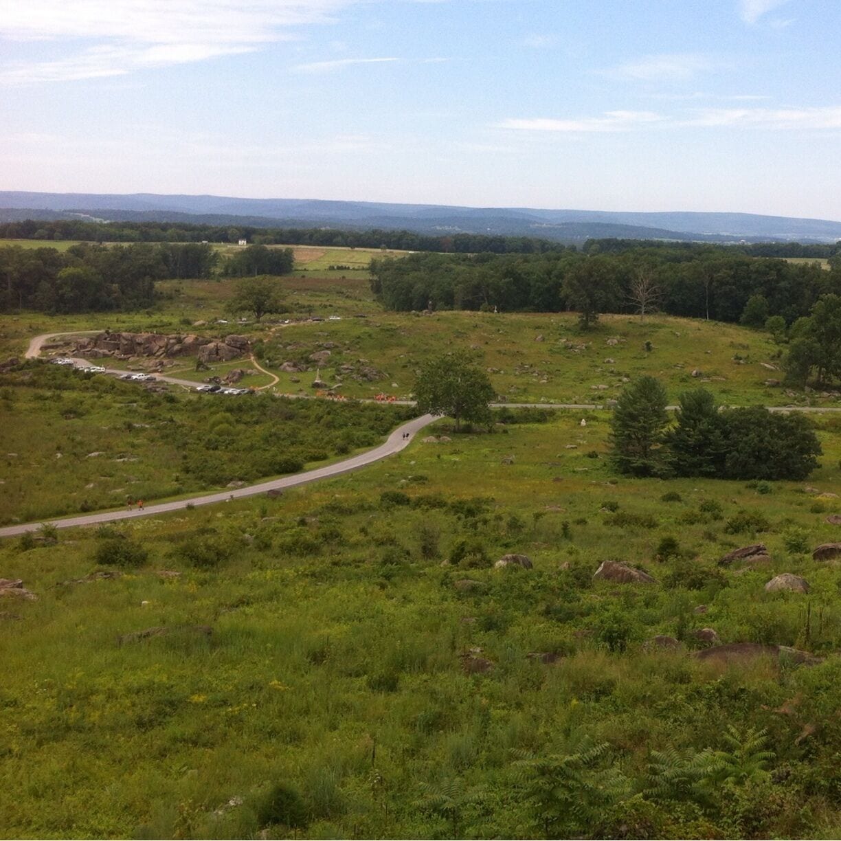 The view of Devils Den from Little Round Top. I can not imagine the feelings of the soldiers on that July second.
