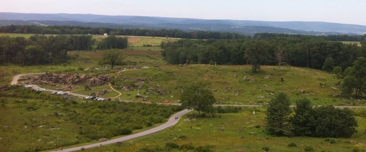 The view of Devils Den from Little Round Top. I can not imagine the feelings of the soldiers on that July second.