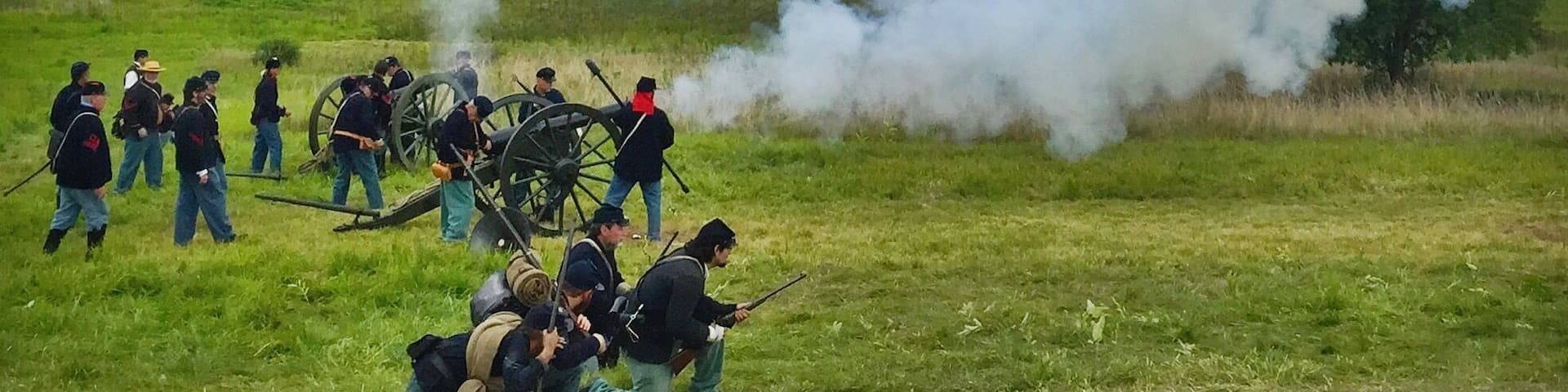 Just south of the town is the location where the film Gettysburg was filmed. It's now the location for reenactments each year that depict the three-day battle which changed the course of American history and had a great influence on the American Civil War.
Typically, the reenactment is during the actual anniversary--the Fourth of July weekend (it happened July 1-3, but assume it's near that date that the reenactment occurs) but this year it rained and the reenactment was moved to August. The crowds were much smaller, but it was still a good experience.
#weekendgetaways #pennsylvania #northeast