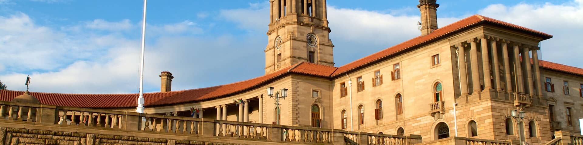 Union Buildings which includes heritage architecture, an administrative buidling and a city