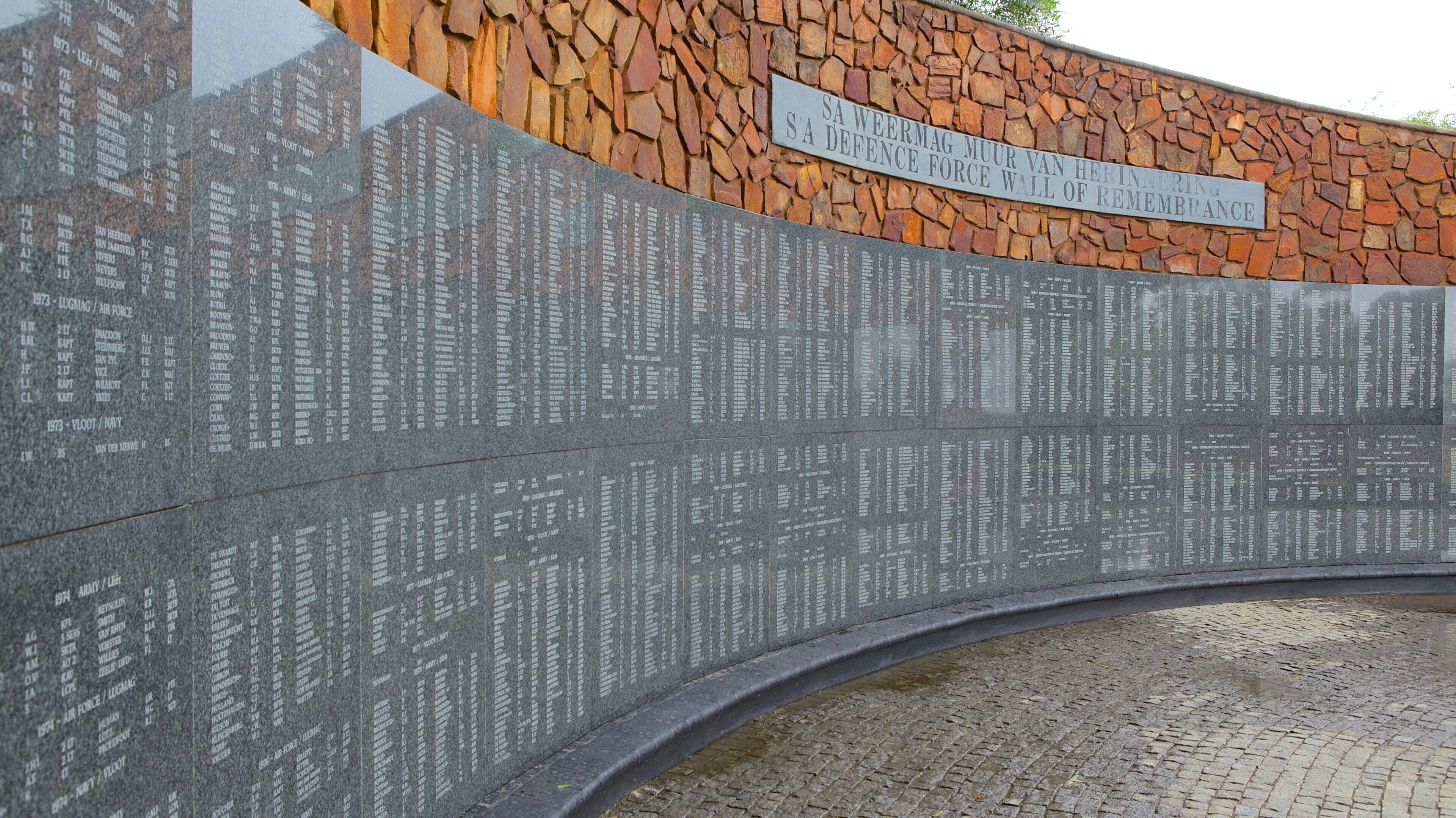 Voortrekker Monument som visar ett monument och skyltar