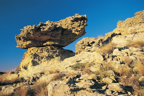 Rock formation at Golden Gate National Park, South Africa
