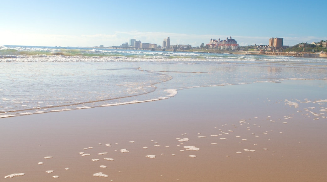 킹스 비치 을 보여주는 해안 마을 과 모래 해변