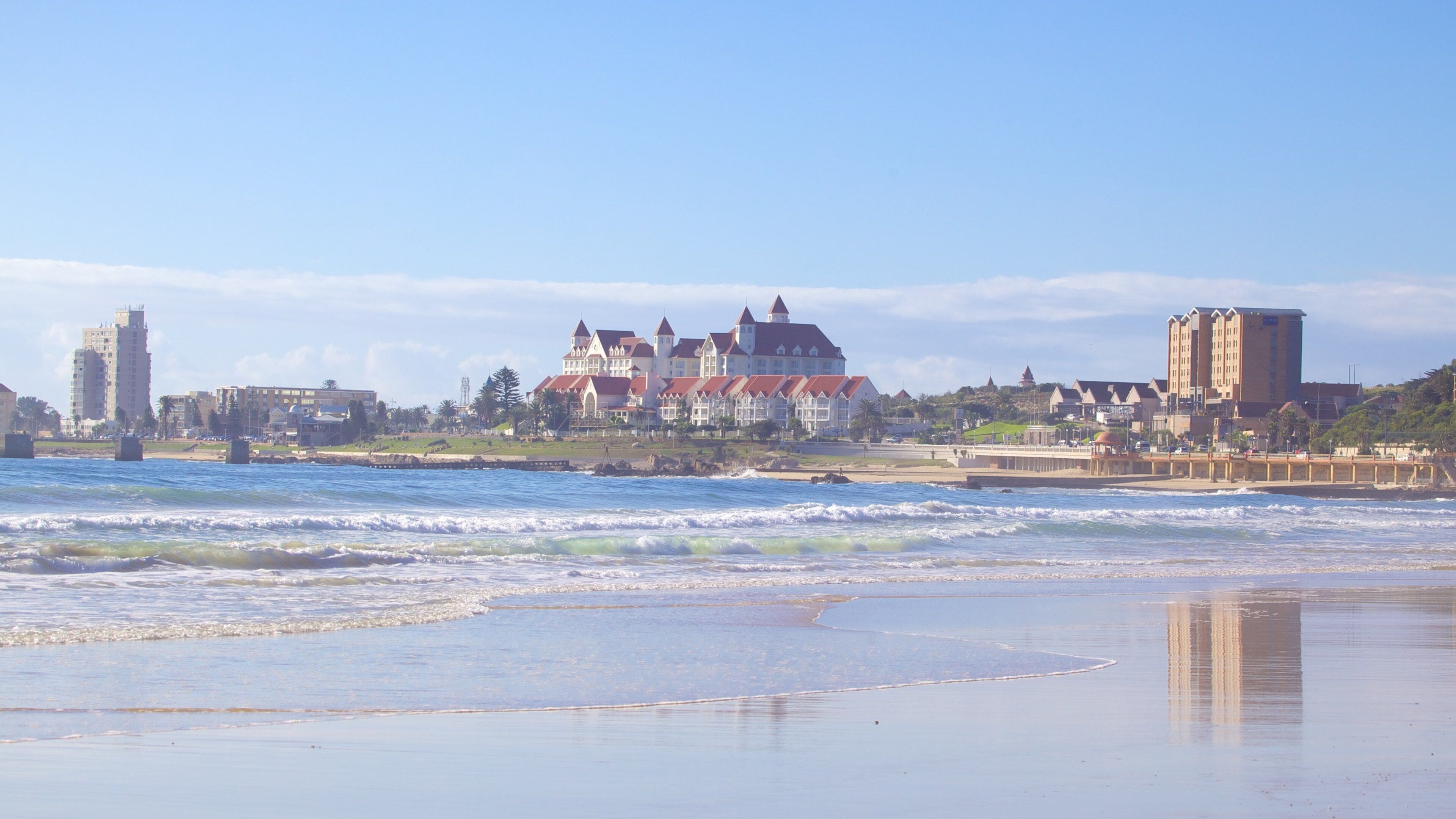 King\'s Beach fasiliteter samt kyst