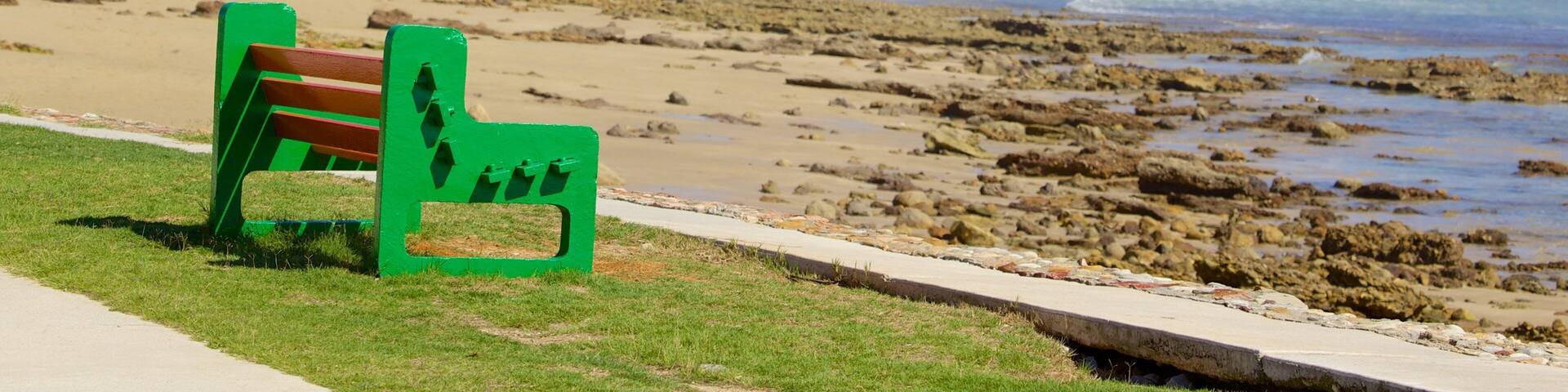 Hobie Beach featuring a city, a beach and general coastal views