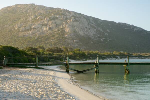 West Coast National Park das einen Brandung