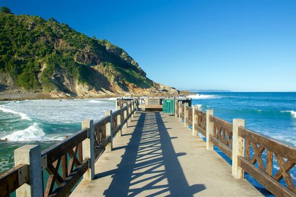 Plage de Victoria Bay montrant scĂšnes tranquilles, vues et vagues