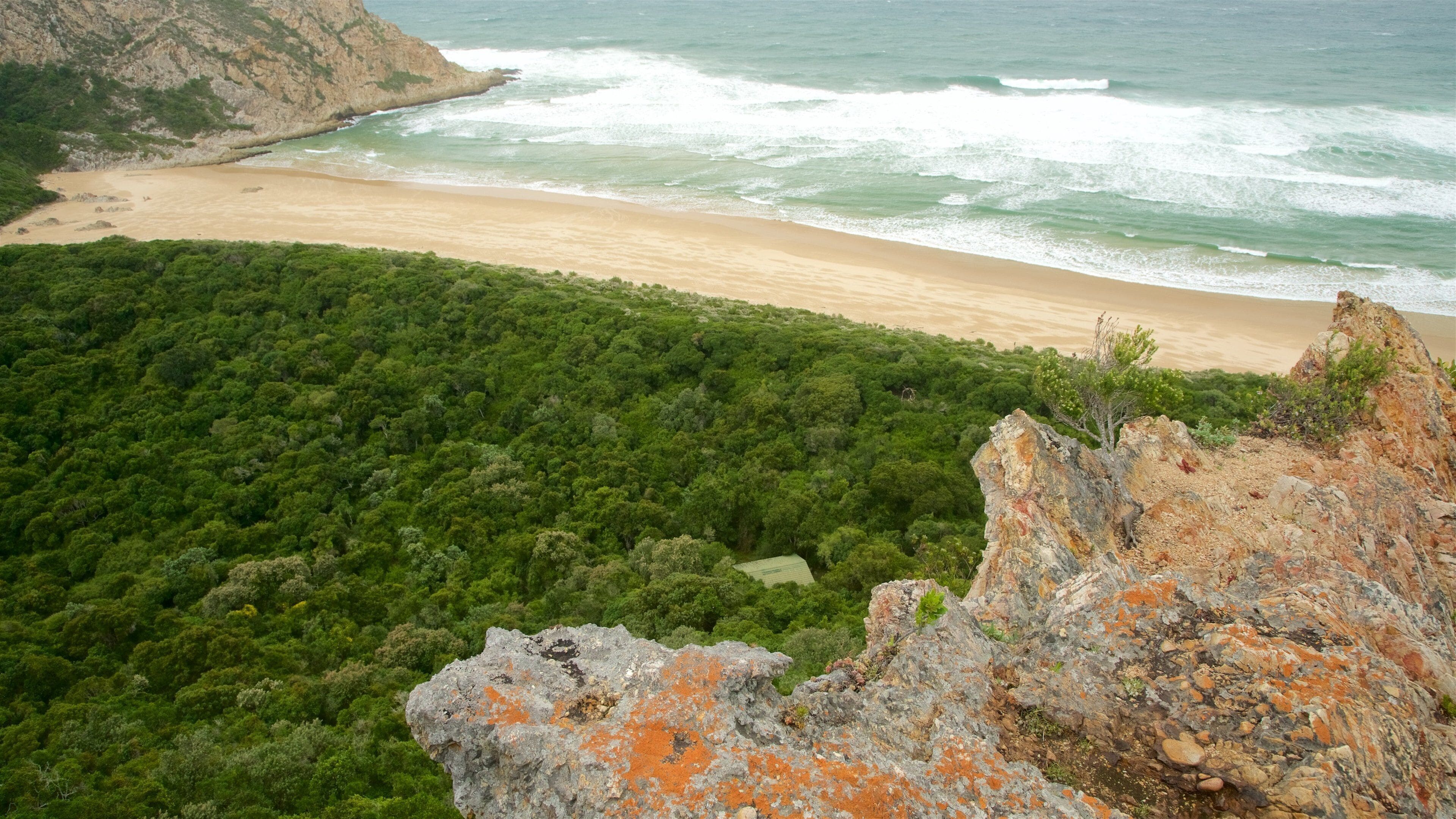 自然山谷海灘 其中包括 森林, 一般的海岸景觀 和 海灘