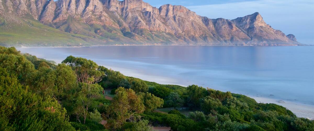 Kogel Bay Beach featuring rugged coastline