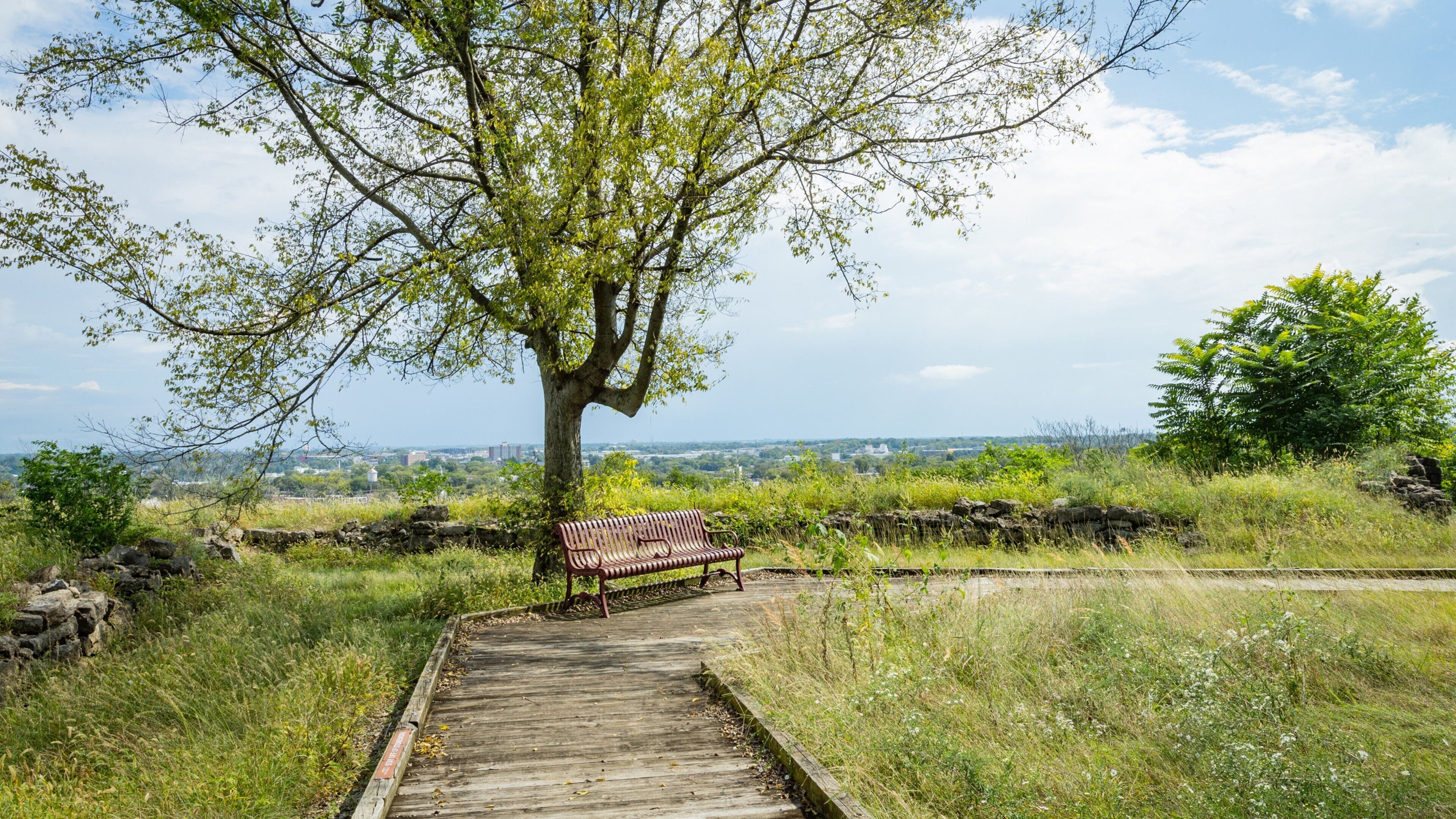 Fort Negley Park which includes a garden