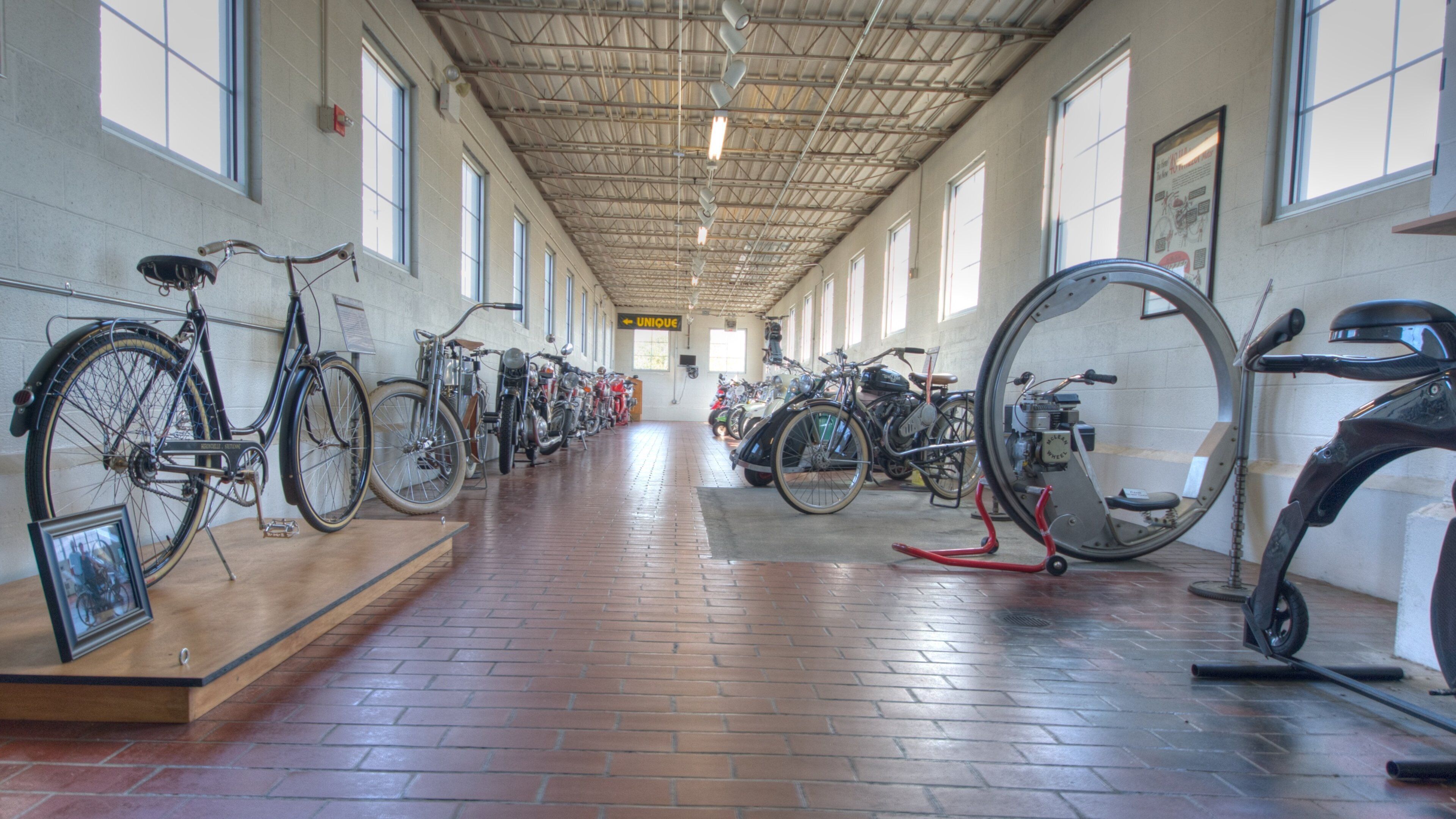 Lane Motor Museum showing interior views
