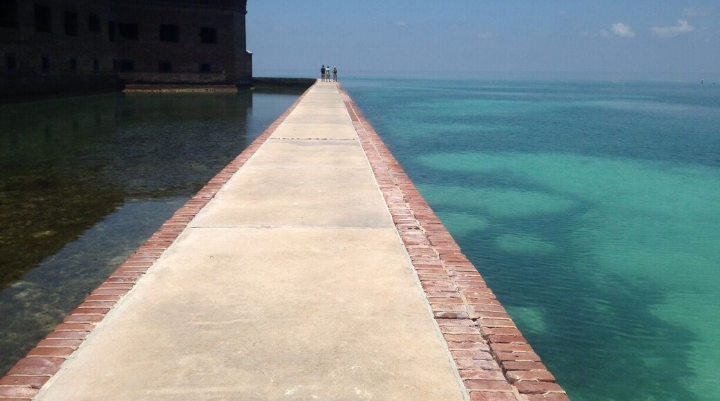 Dry Tortugas Island is 70 miles west if Key West. famous for its birds and marine life as well as legends of sunken ships....