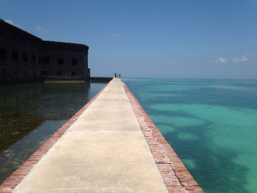 Dry Tortugas Island is 70 miles west if Key West. famous for its birds and marine life as well as legends of sunken ships....