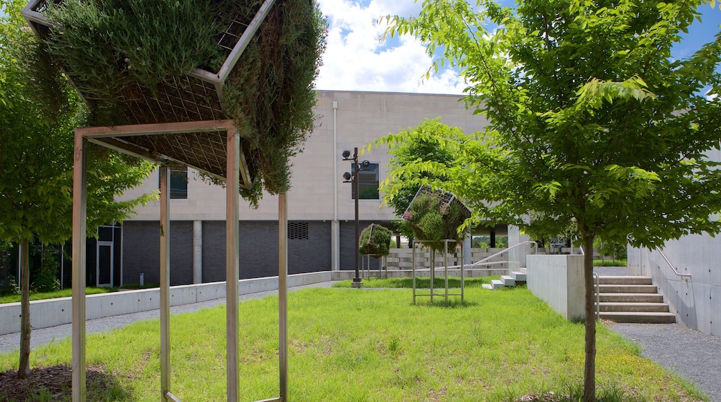 Georgia Museum of Art som viser hage