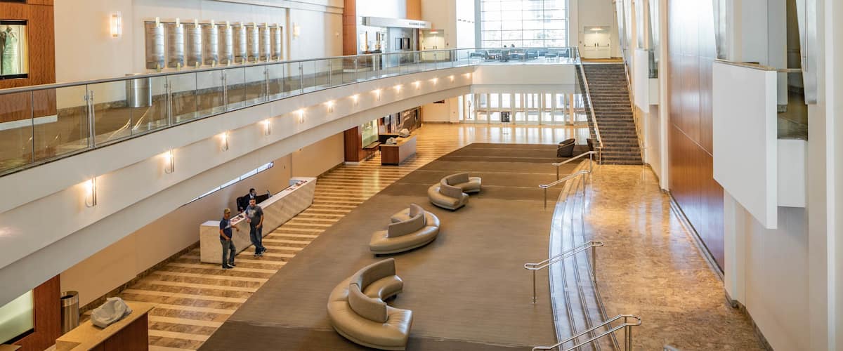 Atlanta Symphony Hall featuring interior views