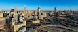 Atlanta, Georgia, USA Skyline Aerial Panorama.