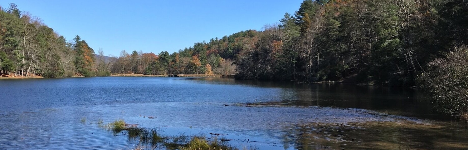 The lake at Vogel State Park in Blairsville, GA.