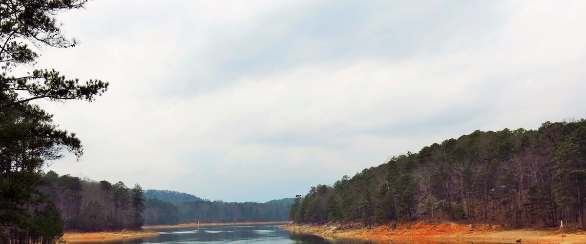 #Hiking through Red Top Mountain State Park. Named for the red-brown color of the soil and high iron ore content, this place is great for leisurely hikers.