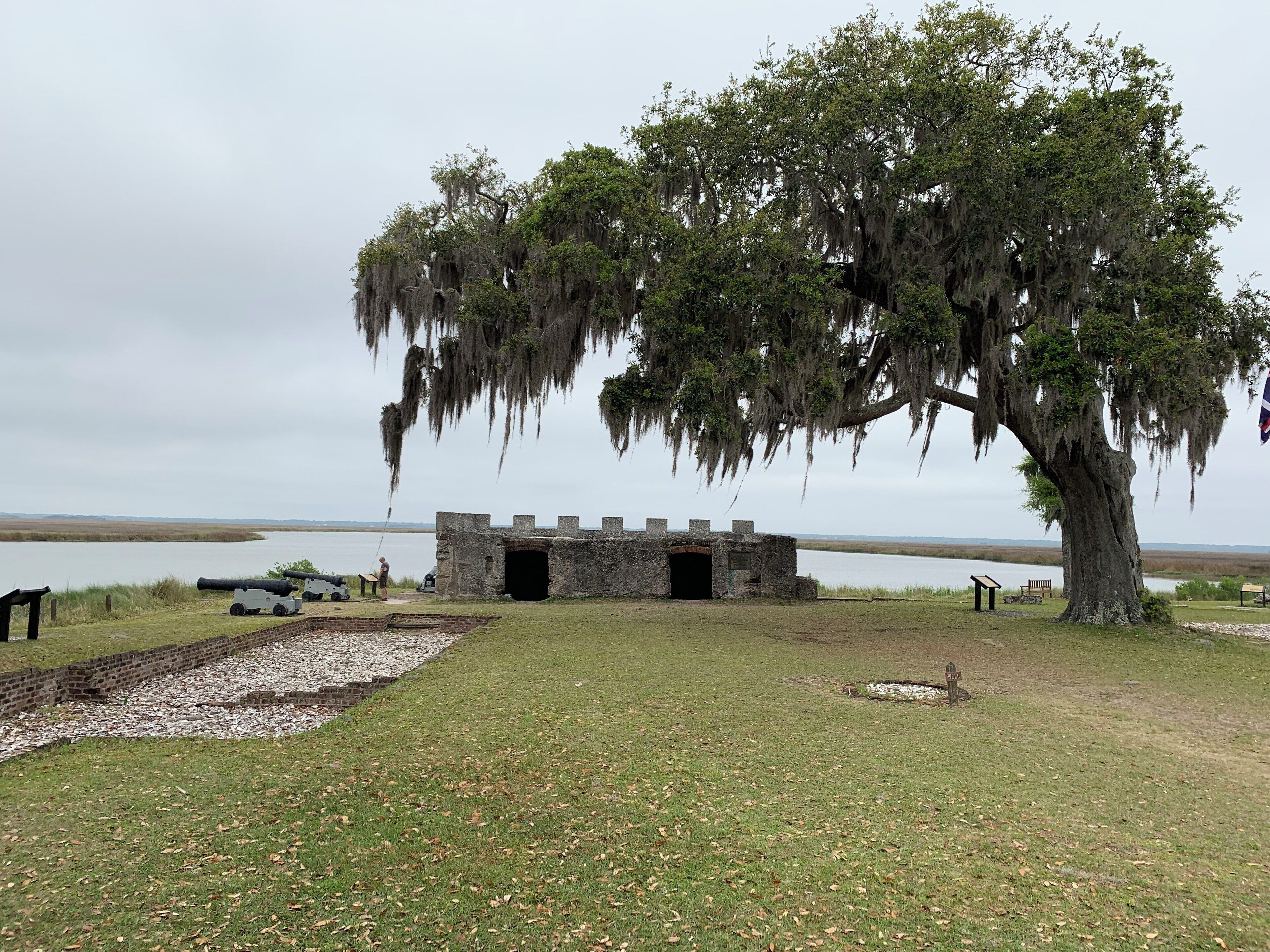 The remains of the old fort created close to the founding of the Georgia colony to form an outpost to protect against the Spanish moving north from St. Augustine.  Over 1000 people inhabited the site at it’s peak.
#Culture