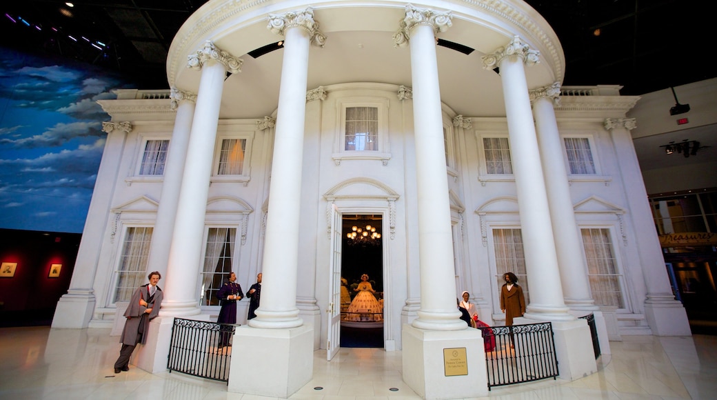 Præsidentmuseet og -biblioteket for Abraham Lincoln som viser interiør