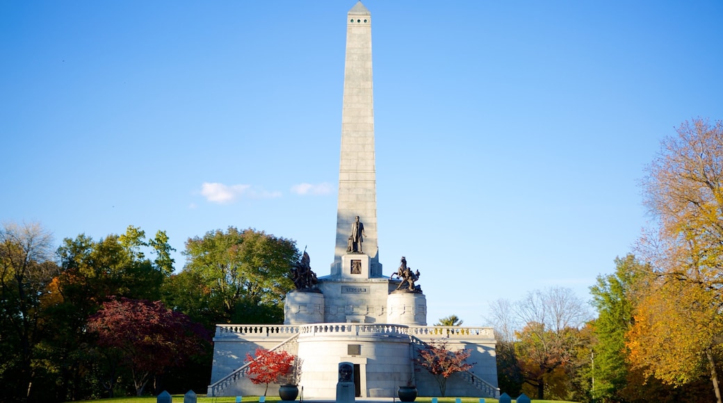 Lincoln\'s Tomb mostrando cimitero