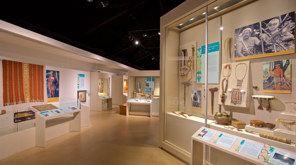 Spurlock Museum featuring interior views