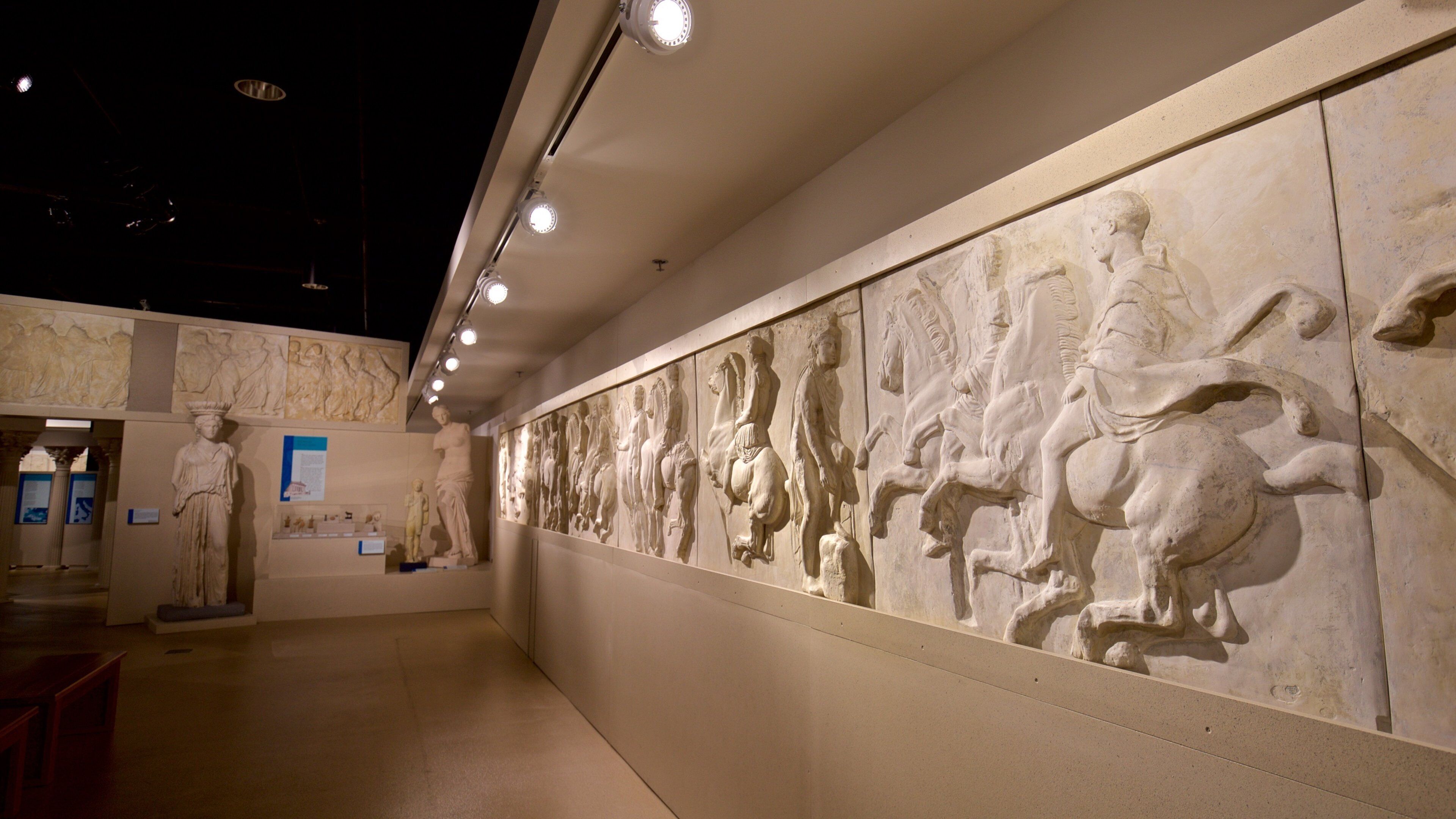 Spurlock Museum mostrando vista interna e oggetti d\'epoca